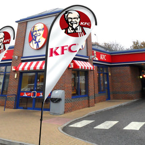 Teardrop Flag Kit - UK Printing Company